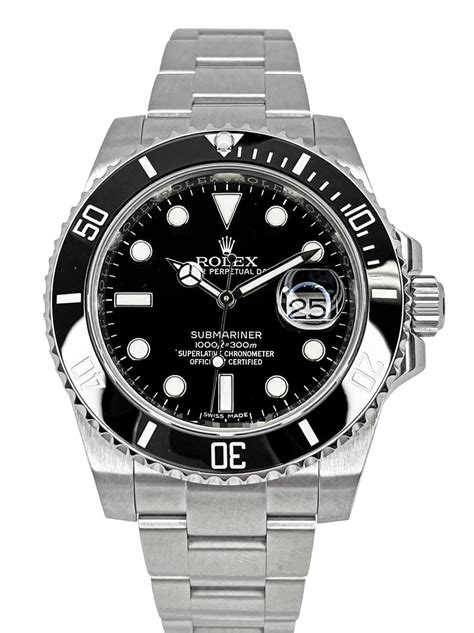 rolex submariner black face for sale|Rolex Submariner black ceramic bezel.